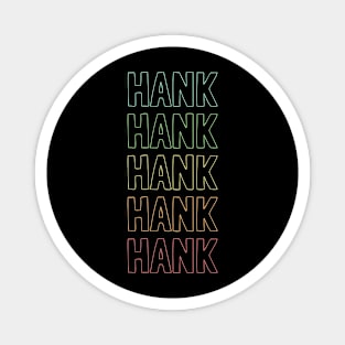 Hank Name Pattern Magnet